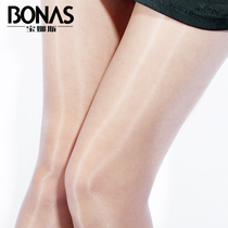 Bora spring summer pearlescent shiny stockings women sexy ultra-thin invisible anti-hook silk glossy pantyhose