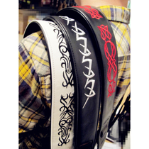 vorson electric guitar strap bass strap folk guitar strap embroidered skull pattern E-09