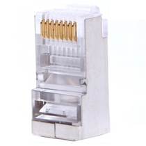 Mountain Zee (SAMZHE) SJ-P5050 ultra-five-type network shielding crystal head gilded RJ45 joint 50 boxes