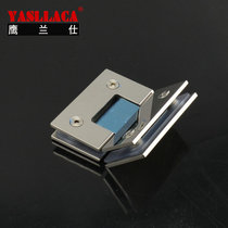 Solid stainless steel bathroom clip glass clip glass hinge glass hinge glass hinge 135 degrees bright bathroom clip