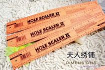 US imported paper plastic seal embroidery cloth ruler) Embroidery ruler-cross stitch special 11 14 18 22ct