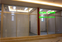 Glass partition wall Indoor partition wall Double glass louver partition Glass high partition wall Office partition wall single glass partition
