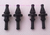 New Lenovo AVC chassis fan black glue nail fixed damping nail silicone rubber nail 4 pieces 1 2 Yuan