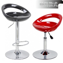 Classic bar chair Lift chair Simple bar chair backrest High stool European bar chair rotating cash register stool