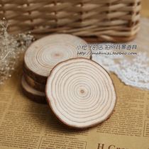 5-6CM diameter pine wood chip mat solid wood block wooden stake photo background Taobao photo shooting photography props