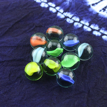 Tie-dye handmade Diy Learning tools and materials package Special glass beads for tie-dye method 14x14mm 10 pieces per serving