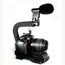 Flash bracket DV bracket U-shaped DV portable bracket SLR video microphone holder 5d2 stabilizer frame