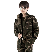 Military fans casual new M65 camouflage windbreaker jacket three-dimensional bag double layer spring and autumn and winter field windbreaker jungle fan 930