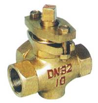 X14W-10T three-way copper plug valve screw plug valve rotary valve DN15 DN20-DN50
