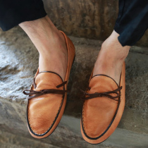 (New 44)16 Summer Korean version of Opal Doudou Men's Shoes Driving Shoes 418-081-F235