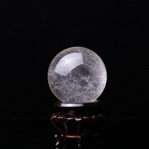 Brazil natural white crystal ball ornaments special puzzle help business Zhaocai town feng shui ornaments
