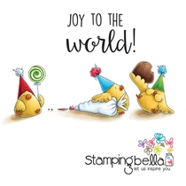 Stamping Bella EZ electrostatic adsorption stamp seal gingerbread chick EB422