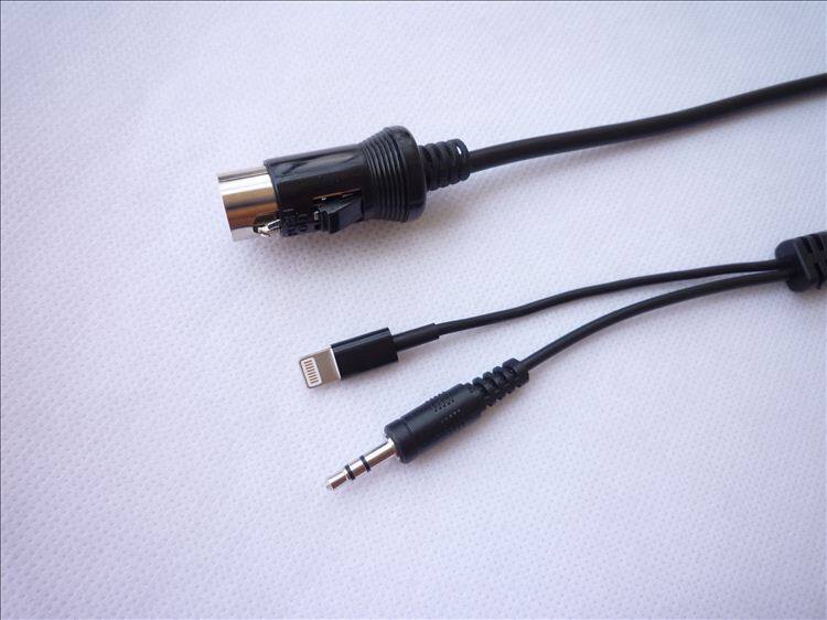 Kenwood AUX CABLE 3.5mm AUX line Android iPhone charging