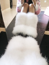 2018 winter hair snow boots ostrich hair Eskimo snow boots high boots sale