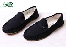 Old Beijing Cloth Shoes Mens Spring Summer Black Bean-Bean Shoes Youth Tide Sails Cloth Shoes Breathable Soft Bottom Driving Korean version casual shoes