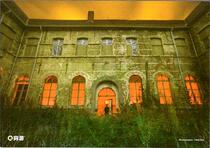 Card Card Postcard Poor Tour Series: Dark Shadow Church (Belgium) BJ1383