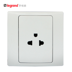 tcl罗格朗美爵美标插座15A三孔面板墙壁86型美式开关电源插座美式