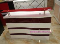 Front desk paint cashier table new reception Table 1 2 m desk modern front desk fashion cashier counter