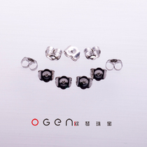 Platinum PT950 earrings earrings accessories earplugs Ear wall ear back ear plug spot Ouqin jewelry