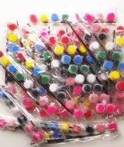 Acrylic paint 8 colors 12 colors one-piece suit Plaster ceramic painting white mold coloring hand-painted wall graffiti