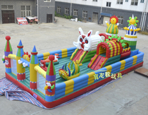 Yulong 98 Flat Sunshine Baby Children's Inflatable Castle Custom Children's Indoor and Outdoor Inflatable Trampoline Slide