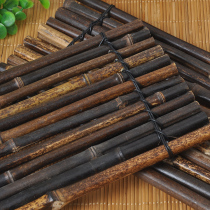 Purple bamboo row tea shooting background jewelry food hotel food photography props ornaments retro photo background