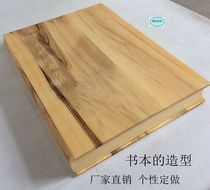 Wenfang Sibao Pengcheng Pavilion High-grade No 4 book type camphor wood rice paper album box Solid wood box Personalized customization