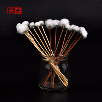  Tianyi ear picking tool Goose feather stick Bamboo handle Goose feather stick Big head Small head Middle head Mushroom head ear cleaner