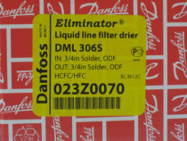 Original Danfoss dry filter DML306S 6 points 19 interface welding