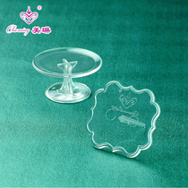  Wedding supplies Wedding props Wedding candle holder European-style ceramic candle holder Creative gift cupcake bottom holder