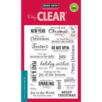 Heroarts transparent stamp stamp Christmas term CM100
