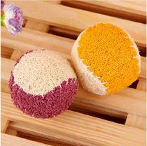 Full natural non-toxic loofah network toy ball Pet dog molar teeth cleaning bite-resistant ball small 5cm