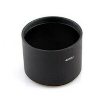 77mm medium focus all-metal hood Luo mouth straight 77*39mm front and rear mouth thread diameter is the same