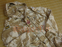 Rare original custom British Duke of Lancaster DPM desert camouflage SMOCK small wind hat windbreaker