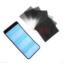 Full Color Gradient Mirror Color Medium Grey Density Mirror ND2 ND2 ND4 ND8N ND8N Inserted Square square sheet filter