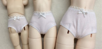 BJD6 points 4 points 3 points SD DD DD doll panties white briefs