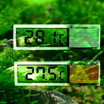 3D LCD fish tank thermometer aquarium water temperature meter turtle cylinder electronic induction crystal thermometer