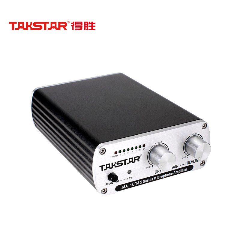 Takstar/Successful MA-1C Microphone Sound Amplifier Speech Amplifier with 48V 3D Reverberation