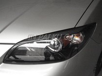 Mazda M3 lamp eyebrow M3 car 06-12 years ago headlight modified carbon fiber lamp stickers