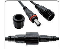 12V 24V monitoring power cord DC waterproof male and female docking head 5 5*2 5mm plug LED connector socket