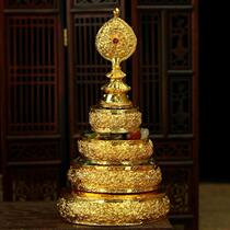 Tibetan Buddhist hall for tasts 4 inch copper alloy 8 auspicious manza disc small number four plus mantea roe