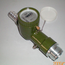 LY 25 horizontal screw-wing flow meter for oil pump gasoline diesel flow meter mechanical oil meter