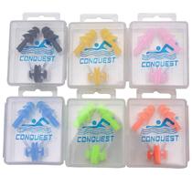 Professional waterproof swimming nose clip earplug set adult children choking water diving snorkeling silicone nose soft non-slip