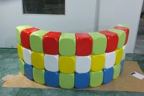 Fashion FRP desk colorful front desk computer desk desk desk desk office front desk