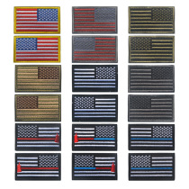 Special price] Exposure stock Source US flag Magic sticker badge left shoulder right shoulder badge Cloth Label