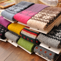 Rabbit wool socks female over-the-knee autumn and winter thin thickened extension hu tui wa knee booties long cai jiao ku socks