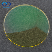 Yellow anti-blue light green film anti-radiation aspheric myopia lens dyed coating with color goggles lens MR-8