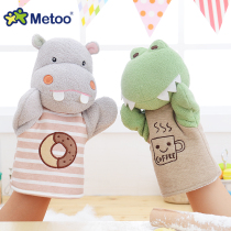Cute Animal Hands Occasional Cubs Rabbit Plush Paparazzi Parent-child Storytelling Interactive Appeasement Doll Infant Gifts