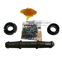 Haipeng square hole mountain bike middle shaft square mouth with screw crank 1MM threaded car accessory 5S middle shaft