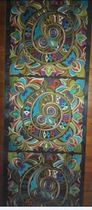 40*600 ethnic style machine embroidery feature embroidery piece Miao handicraft embroidery strip